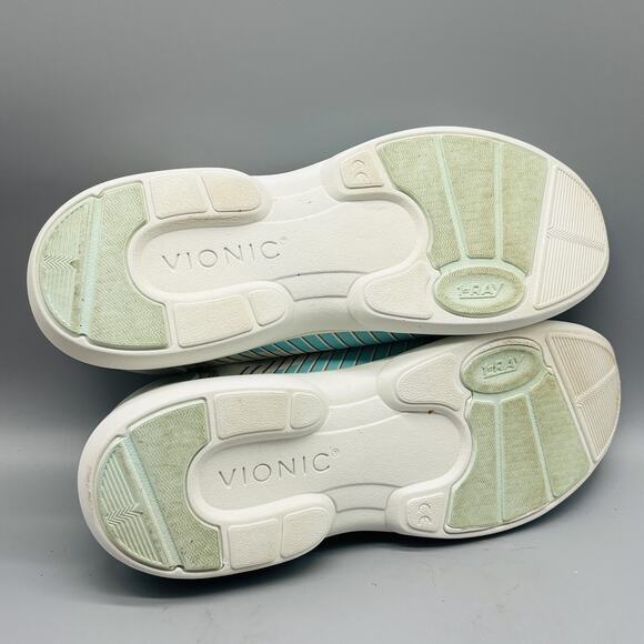 Vionic Shoes Womens 9.5 Ivory Embolden Knit Slip On Athletic Running Sneakers - Picture 8 of 10